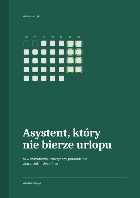 Okładka poradnika „Asystent, który nie bierze urlopu”